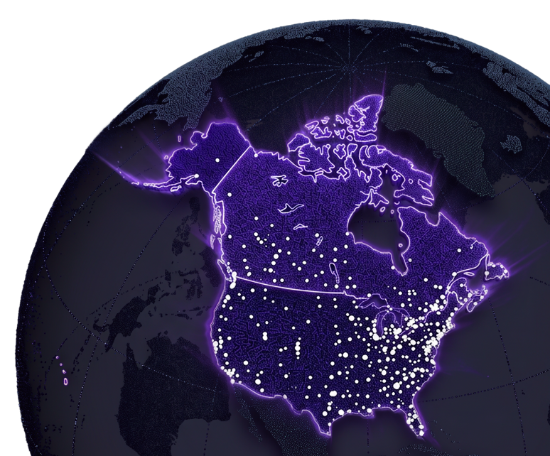 Map showing Repliers MLS coverage across North America