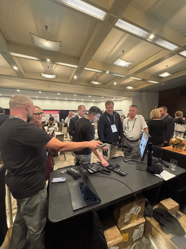 Repliers team demoing real estate API platform at CMLS 2025 and International MLS Forum in Toronto &ndash; showcasing MLS&reg; data integration, compliance solutions, and property technology to brokers, developers, and real estate executives.