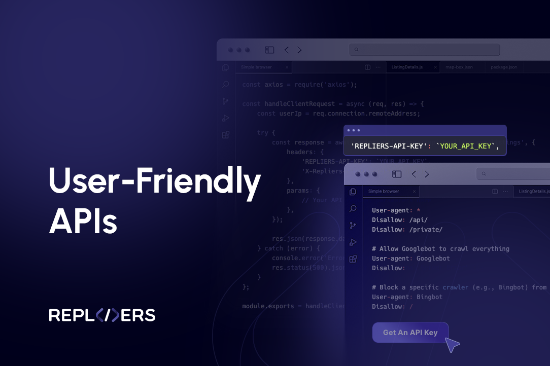User Friendly APIs