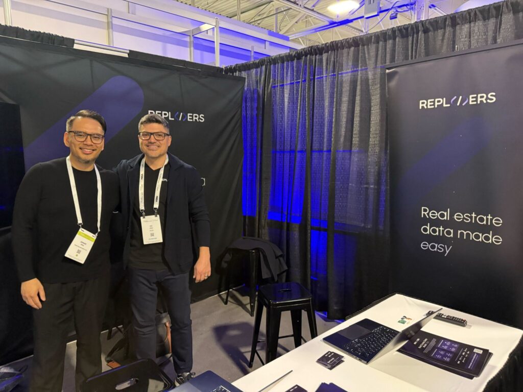 Johnder Perez and Pat Arlia at the TRREB Realtor Quest 2026 show in Toronto